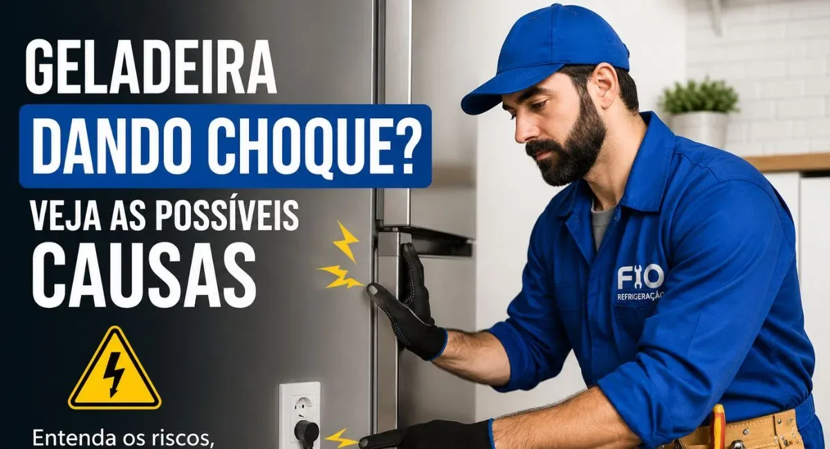 Geladeira dando choque: causas e o que fazer